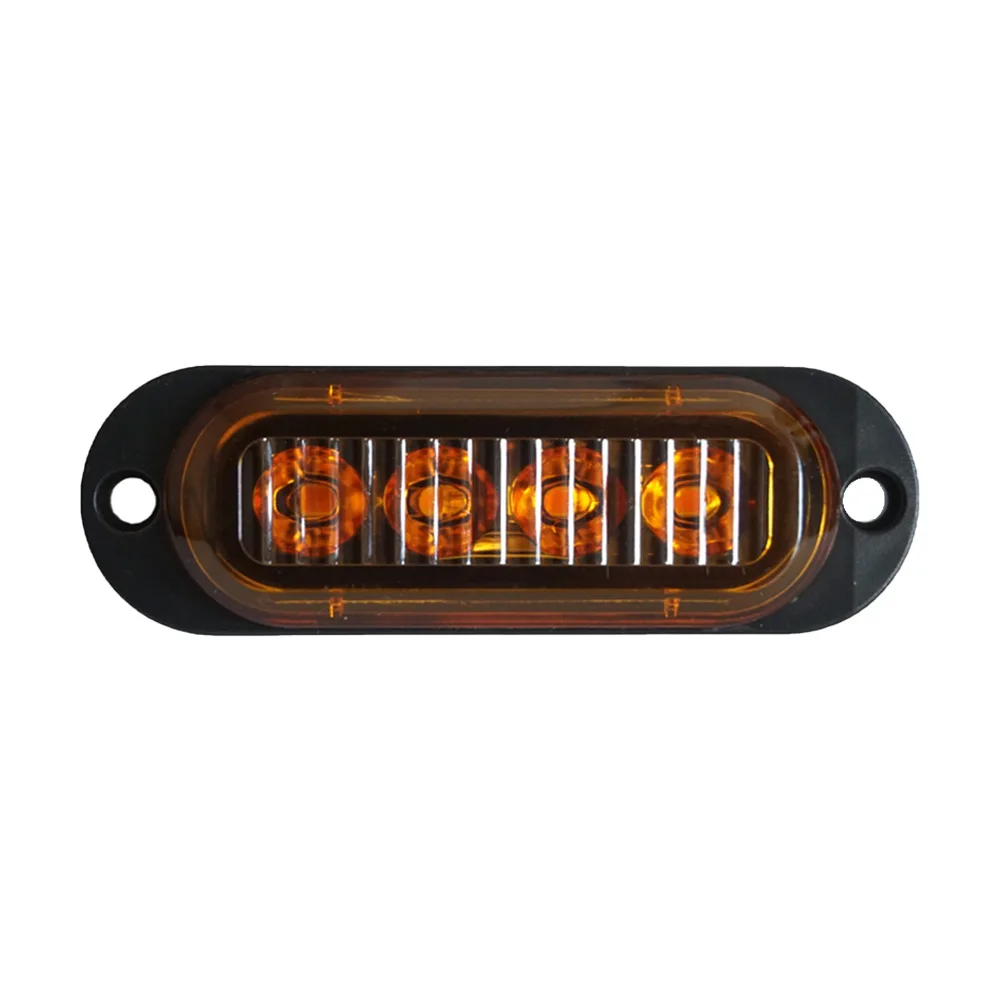 

LED Side LED Side Marker Lights DC 12V-24V Lamp Indicator Yellow Light 3.38in Clearance Light Side Marker Newest
