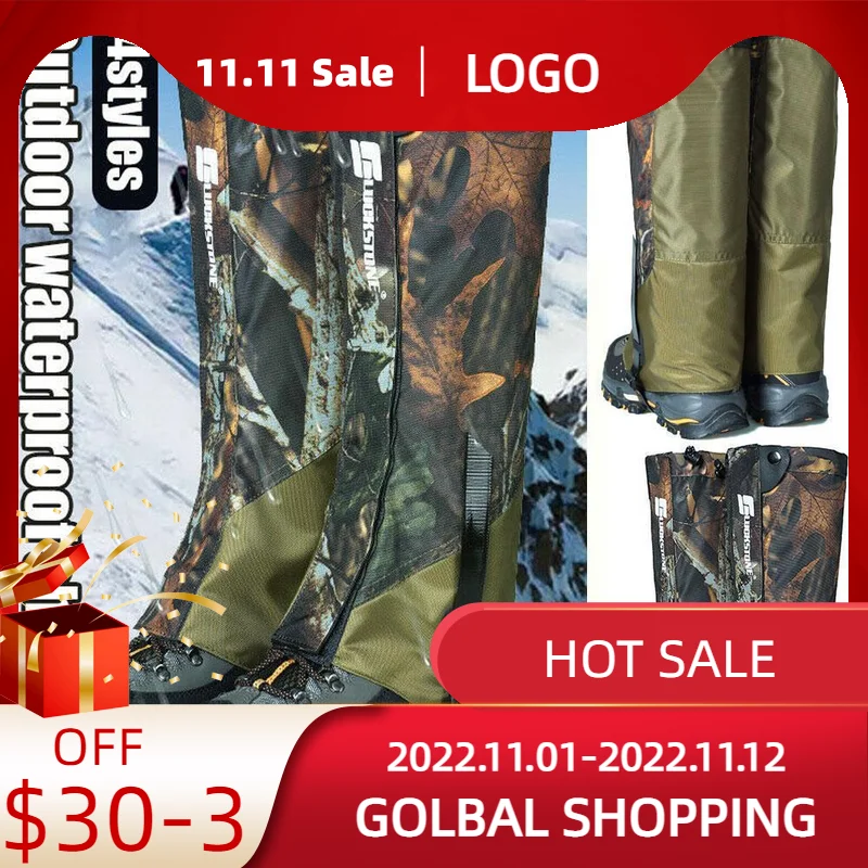 

1 пара, водонепроницаемые лыжные гетры для мужчин и женщин