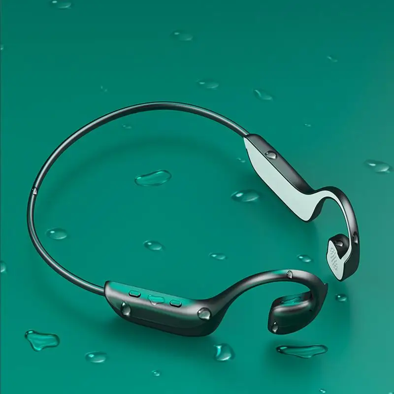 

Wireless V5.0 Bluetooth-compatible Headphones Surround Sound Bone Conduction Waterproof Noise Reduction Earbuds Earphone