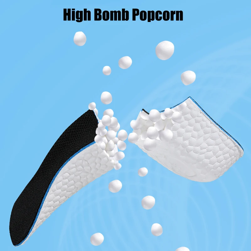 Height Increase Insoles for Men Women Shoes Heel Lift Insert Shoe Pad Flat Feet Arch Support Orthopedic Memory Foam Sport Insole