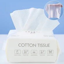 50/100Pcs Disposable Face Towel Washable Cleansing Wipe Makeup Remover Cotton Sheet Thickened Dry And Wet Cotton Disk Tissue
