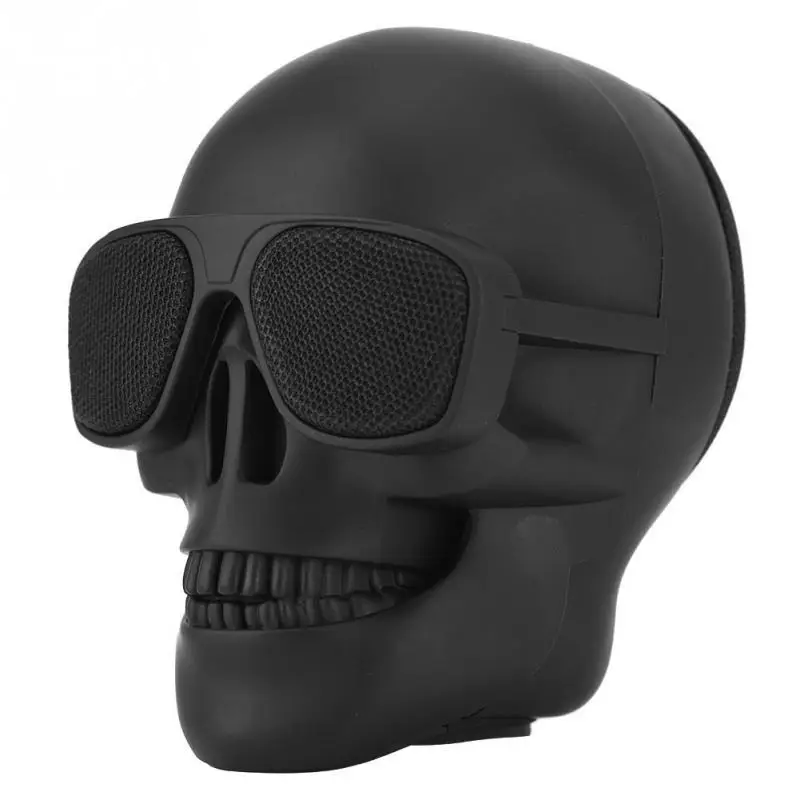 

Bluetooth-compatible Speaker Portable Mini Skull Head Speaker Wireless Bluetooth-compatible Stereo Speaker HD Bass Speaker