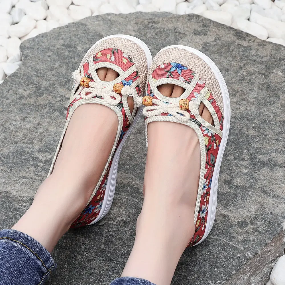 Милая женская обувь Kawaii с бантом без шнуровки на плоской подошве повседневная