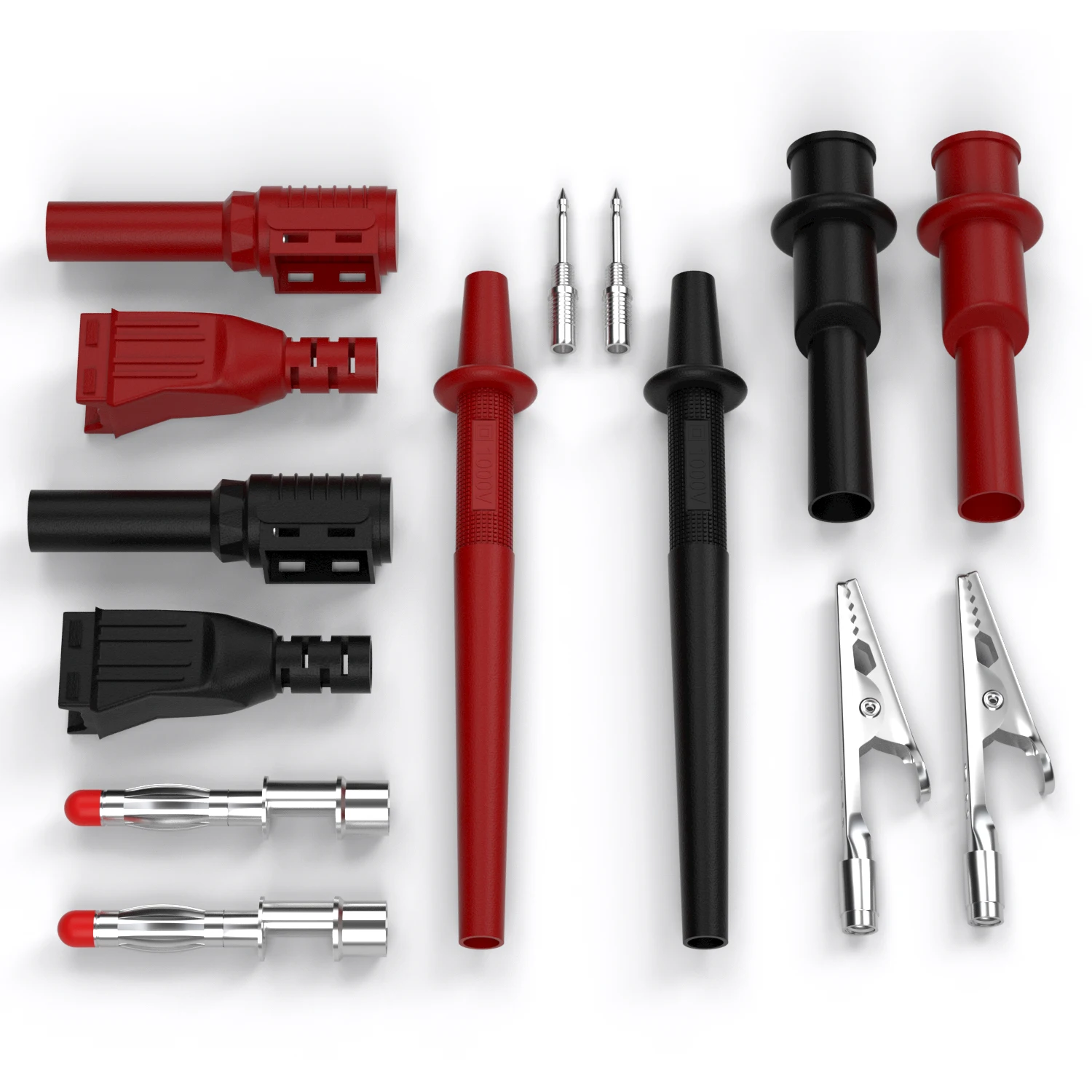 

Мультиметр JZDZ, сменный испытательный комплект, цифровой электрический тестер, стандартный с зажимами типа «крокодил», вилка типа «банан» JT0083