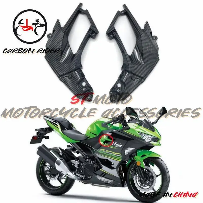 

For Kawasaki Ninja400 2018 2019 2020 2021 2022 2023 front upper panel cover plate, decorated with air intake fairing