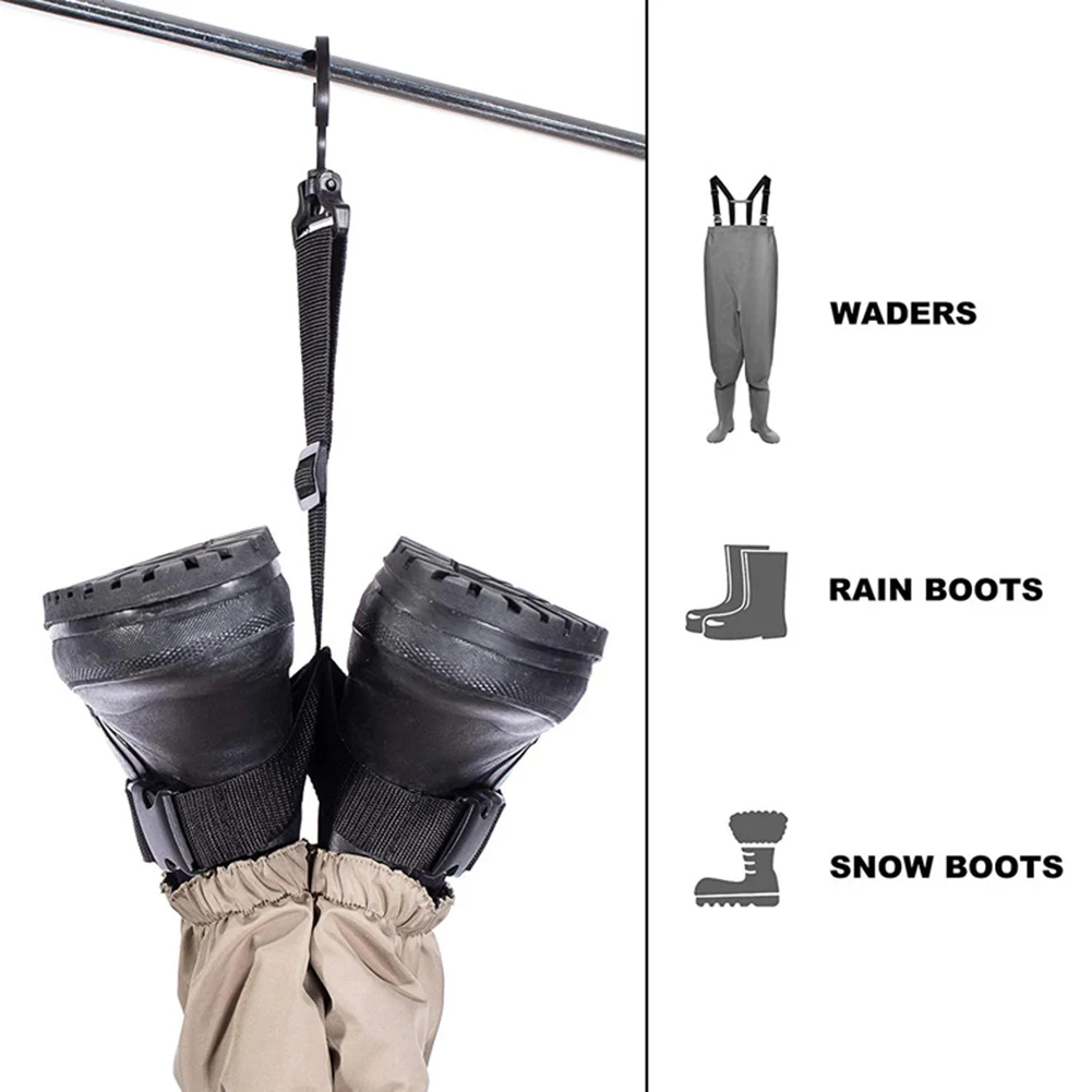 

Shoes Strap Wader Boots Hanger Belt Drying Rack Storage Fishing Accessories Polyester Fiber Hot Sale Brand New