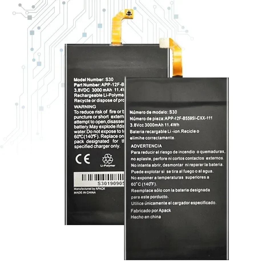 Сменный аккумулятор для мобильного телефона Caterpillar S30 с трек-номером