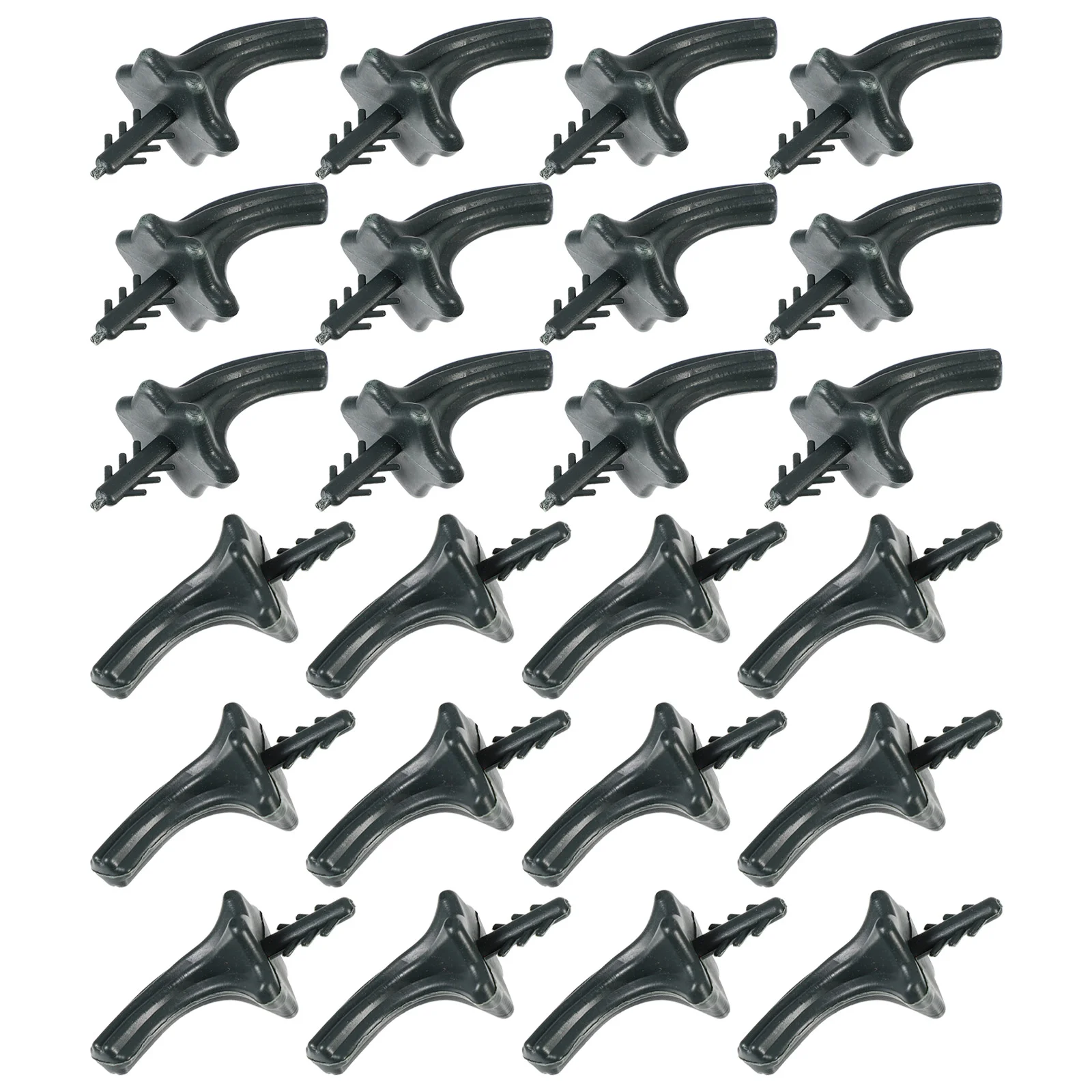 

24 Pcs Pumpkin Stem Handle Artificial Branches Fake Plastic Halloween Decorations