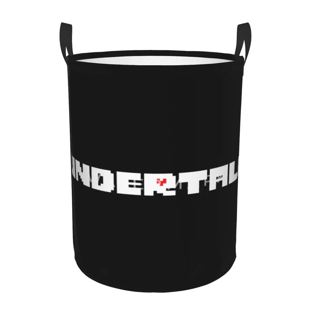 

Undertale Circular hamper,Storage Basket Sturdy and durable bathrooms books