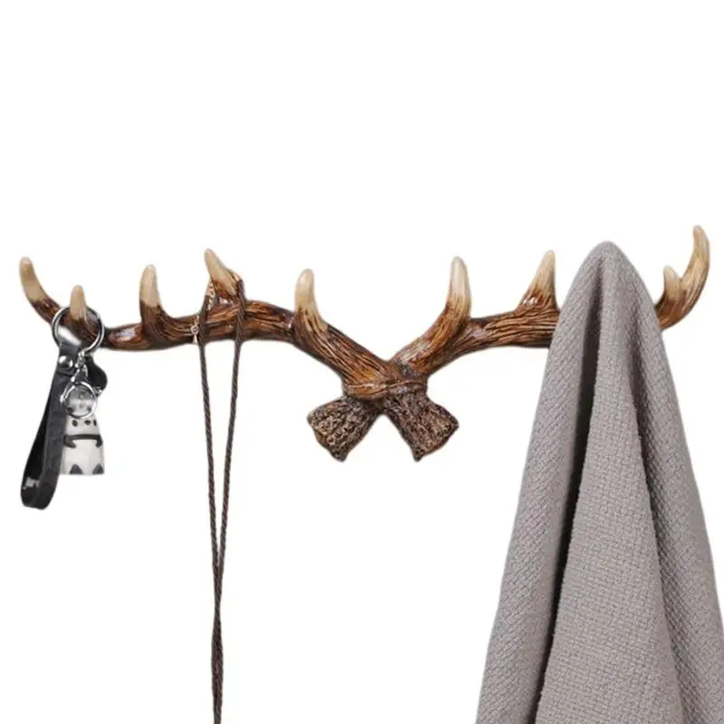 

Настенные крючки для ключей с рогами, вешалка для пальто с крючками, настенные крючки для пальто, стандартные крючки для шляпы, полотенца, ко...