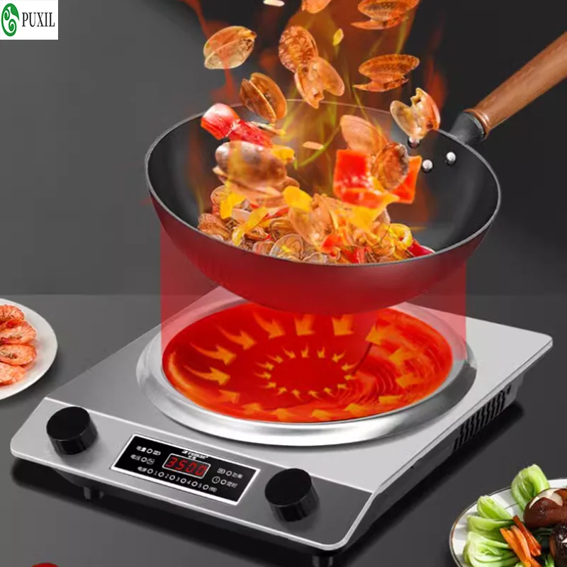 Индукционная вогнутая новая плита для жарки домашняя коммерческая специальная