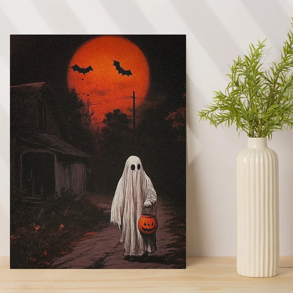 1 шт. импсы на Хэллоуин эльфы тыквенный призрак водонепроницаемая настенная