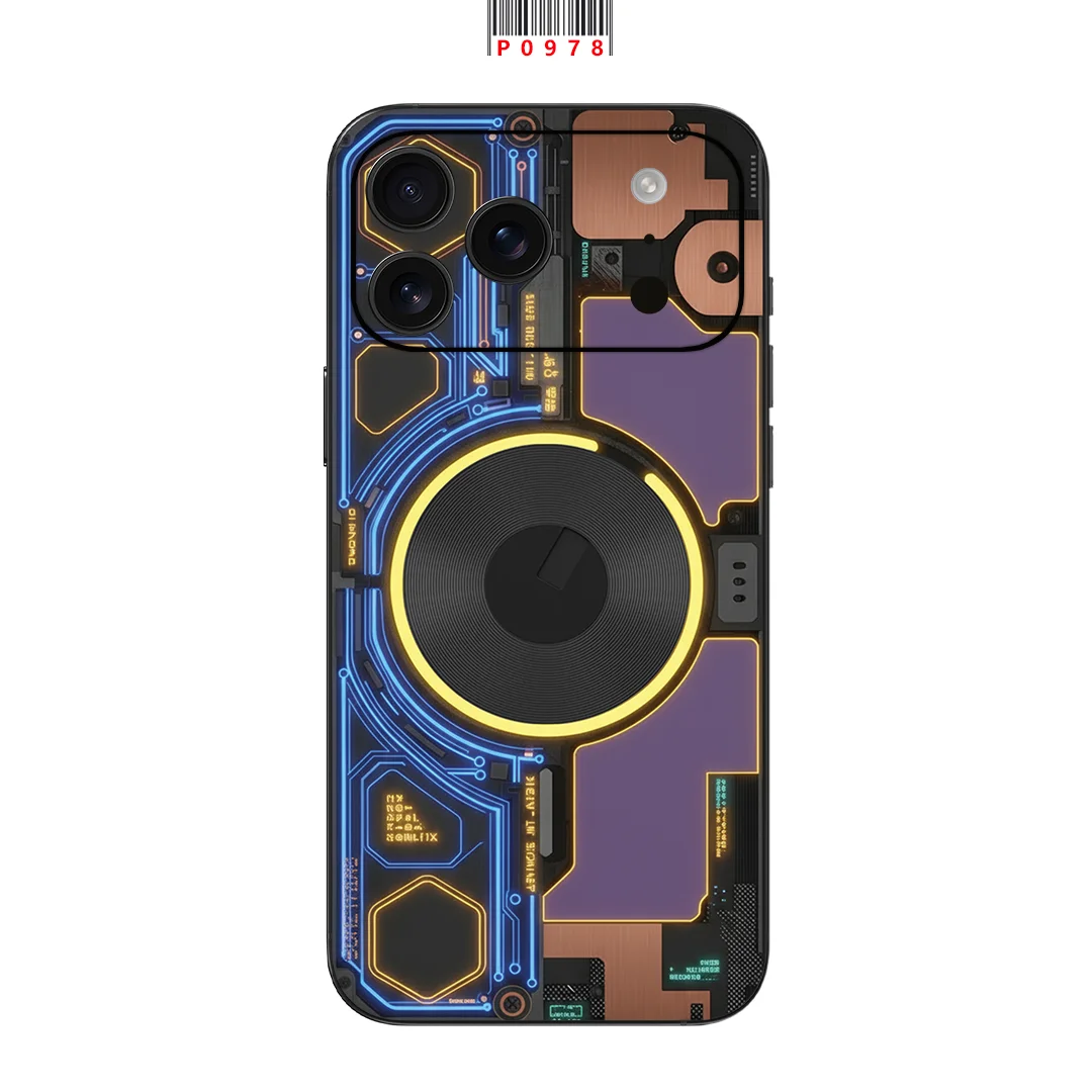 Защитная пленка OscarSkinZ для iPhone 17 Air, 16 Pro Max, 15, 14 Plus, 13: наклейка на заднюю панель, защитная пленка для боковых рамок и задней крышки (art.: 3920d211ea65c) - 3920d211ea65c