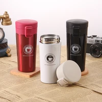 380ml double stainless steel 304 coffee mug leak proof thermos mug travel thermal cup thermosmug water bottle for gifts