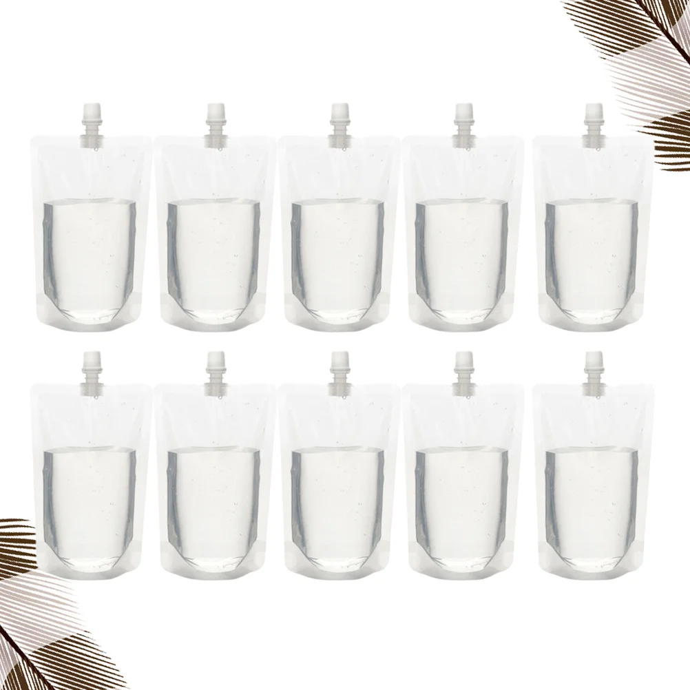 

Flask Flasks Pouchesbag Pouchjuicedrink Reusabletravel Drinking Beverage Bags Concealable Adult Drinks Wineholderbaby Clear