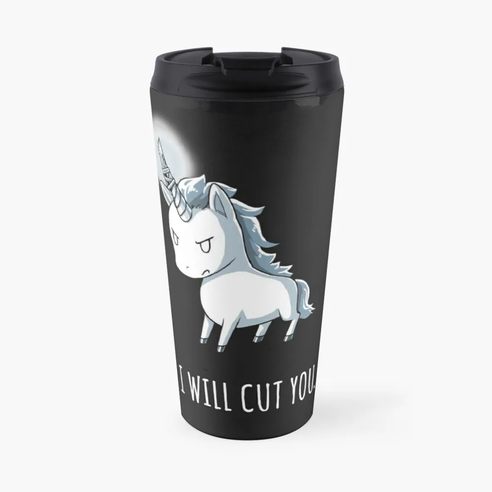 Stabby The Unicorn смешные футболки с надписью I Will Cut You дорожная кофейная кружка арабские