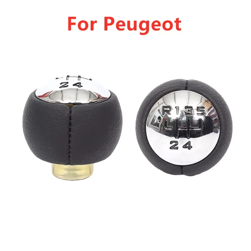 

5 6 Speed Gear Shift Knob For Peugeot 307 308 3008 407 5008 807 for Citroen C3 C4 C4 Picasso C8 Head Shifter Lever Handball