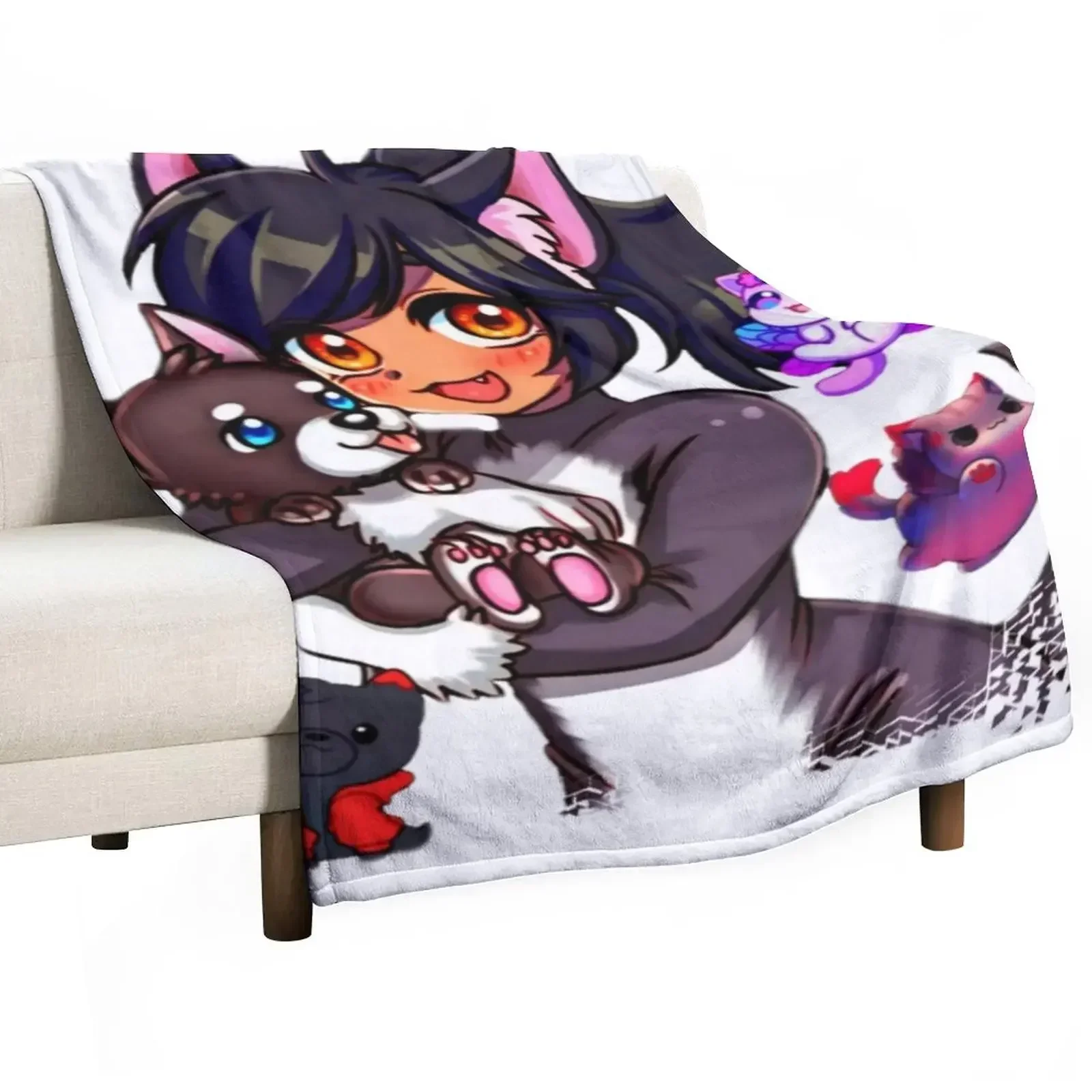 Плюшевое одеяло Meemeows Aphmau Cat роскошные фланелевые одеяла