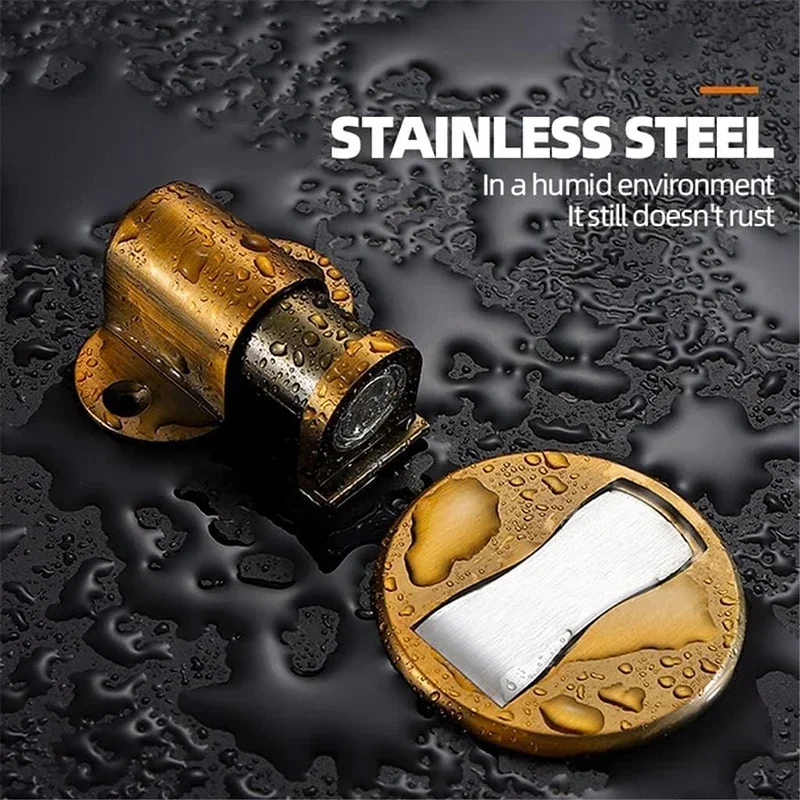 Прочный магнитный дверной ограничитель крепление из нержавеющей стали резистор