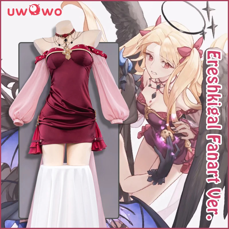 Only S M - UWOWOxSakiyamama Ereshkigal Cosplay Fate/Grand Order FGO Cosplay Costume Fallen Angel Halloween Party Original