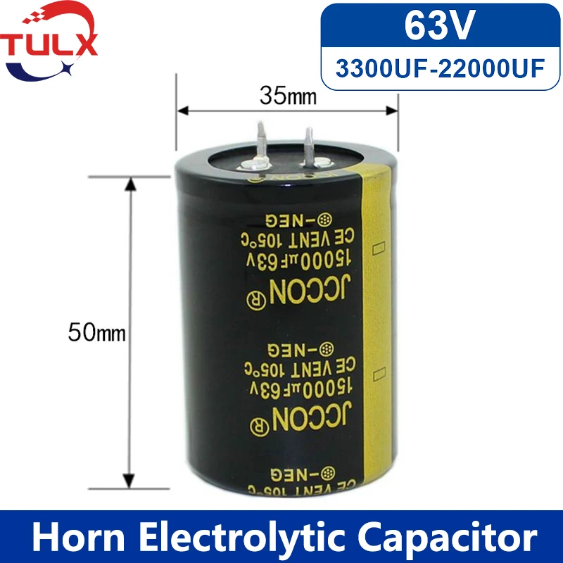 

Аудио электролитический конденсатор 63В 15000мкф 15000 мкФ 63 в низкий ESR для усилителя Hi-Fi громкость: 35x50 мм, 28 шт.-2 шт.