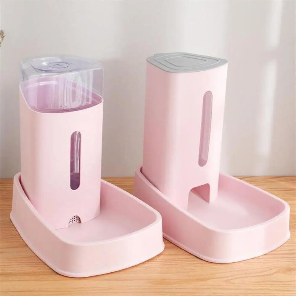 

High Quality 3.8L capacity Automatic feeder food Drinking Fountain bowl automatic water feeding pet feeder Pet Supplies
