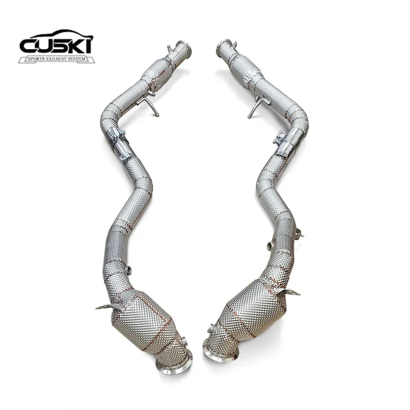 Pertains to Mercedes Benz G63 AMG 2020-2023 intercepted exhaust Front pipe Automotive Exhaust Modification Fittings Increased po