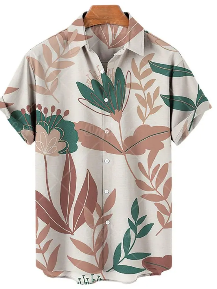 

Мужская повседневная гавайская рубашка, Темно-Синяя пляжная блузка с коротким рукавом и 3D принтом, на одной пуговице, размеры до 5XL, 2022