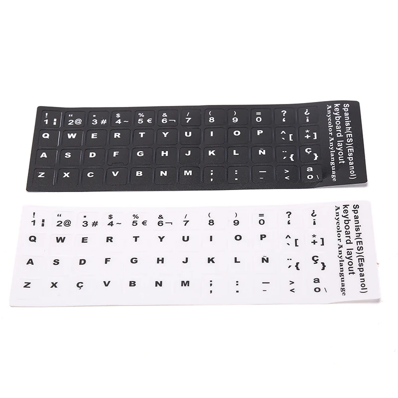 

1Pc Spanish Computer Laptop Notebook Waterproof Standard Keyboard Stickers
