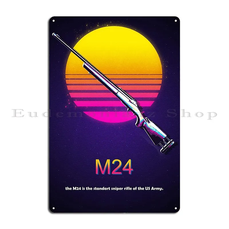 M24 оружие Xezyy металлический налет создание индивидуальная живопись Настенная