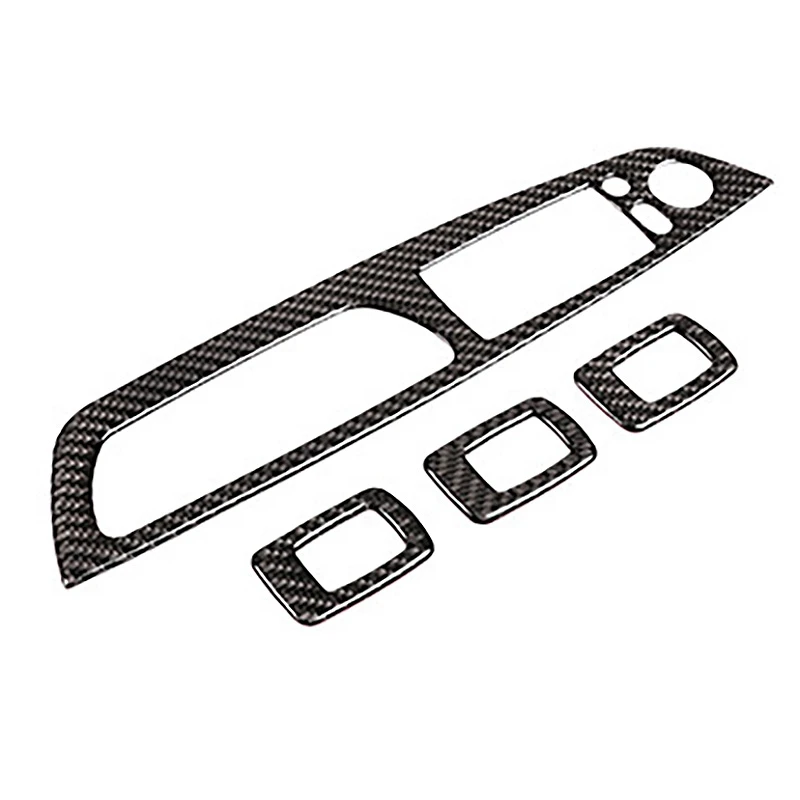 Автомобильный мягкий карбоновый подъемник для интерьера автомобиля кнопка