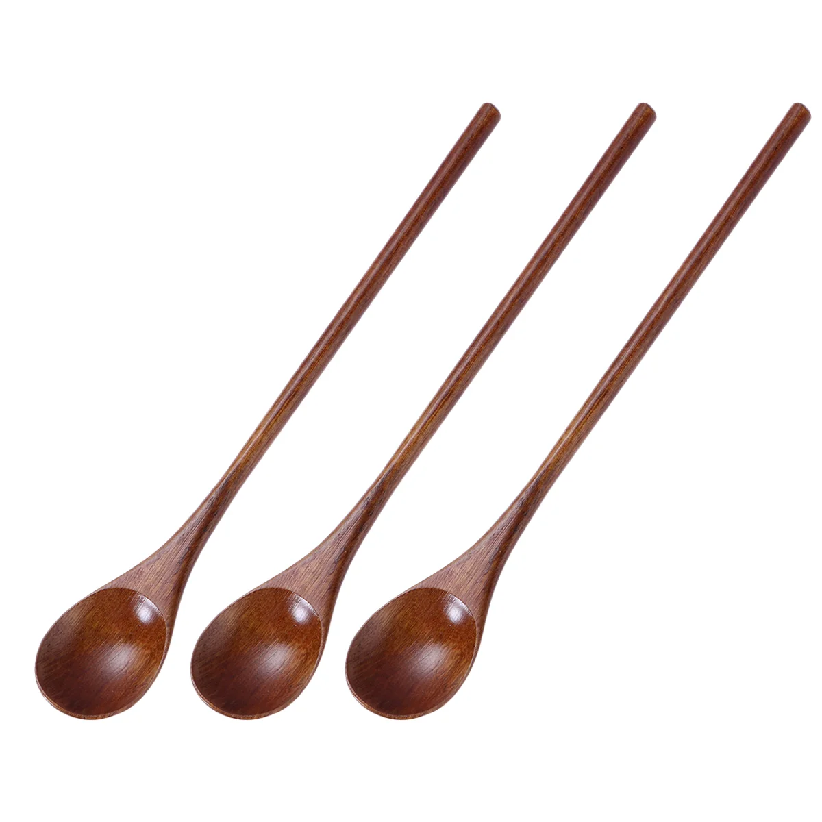 

Spoon Wooden Spoons Woodkitchen Mixing Stirringcooking Natural Soup Handle Set Eating Tools Serving
