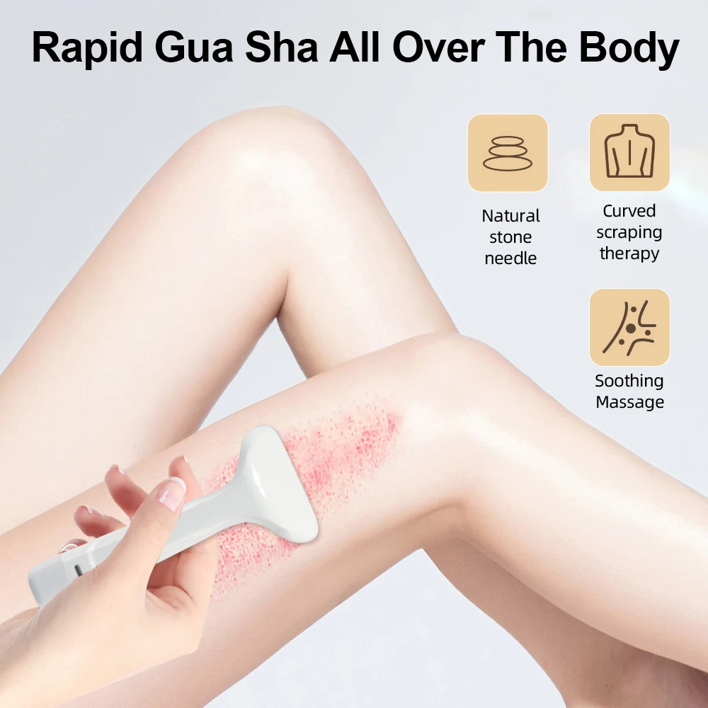 GZAI устройство для подтяжки лица электрический массажер Гуа Ша скребковая доска с