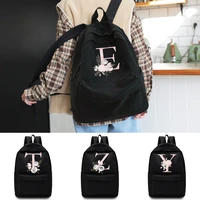 unisex backpack casual letter printed backpack school bag boys and girls new large capacity student schoolbag rucksack