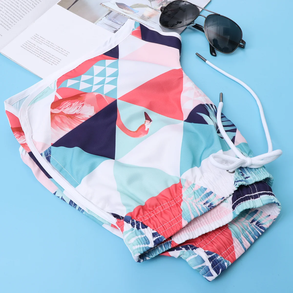 Summer Short Baggy Shorts Womans Women's Skorts For Woman Flamingo Beach Sweatpant