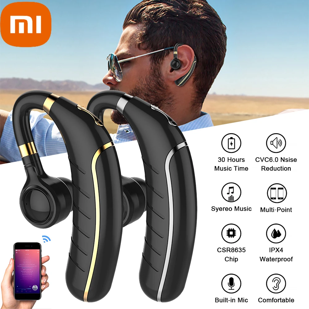 

xiaomi Bluetooth 5.0 Sports Headset Mini Wireless Earphone Hands-free Earloop Earbuds Music Earpieces for IOS Android phone
