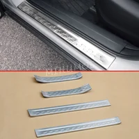 Stainless Steel Door Sill Scuff Plate Protector For Mazda CX-3 CX3 DK 2016-2019 2020 2021 (SET OF 4)
