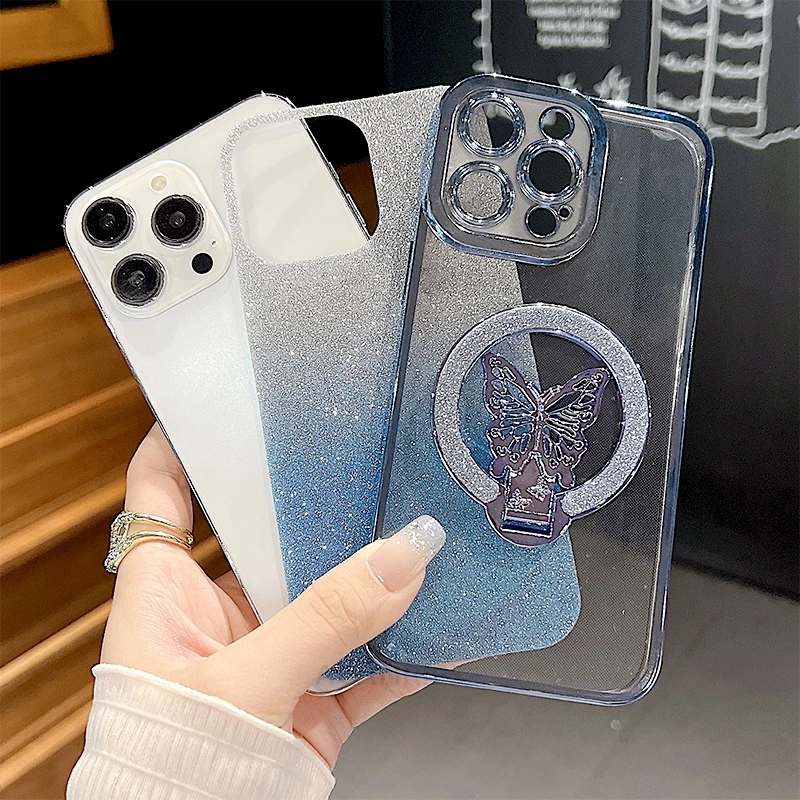 Силиконовый чехол Honorx8 с бабочкой и покрытием для Huawei Honor X8 X8a X8b X6 4g 5g X6a X6s X7a X9a Honorx6