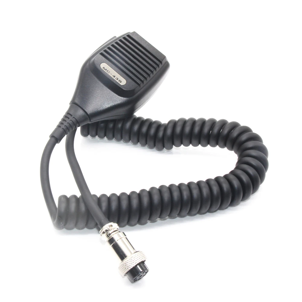 

Hand Speaker Mic Microphone MC-43S Round 8-pin for Kenwood 2 Way Radio Walkie Talkie TS-480HX TM-231 TS-990S TS-2000X