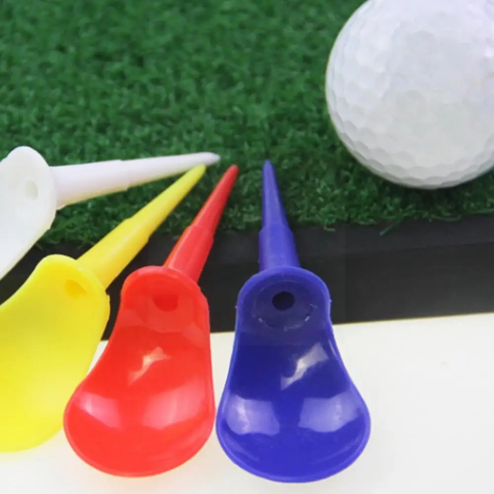 

10pcs Golf Tees Plastic Novelty Anti-slice Golf Tees Position Marker Ball Tools Chair Golf Tees 83mm G3y6