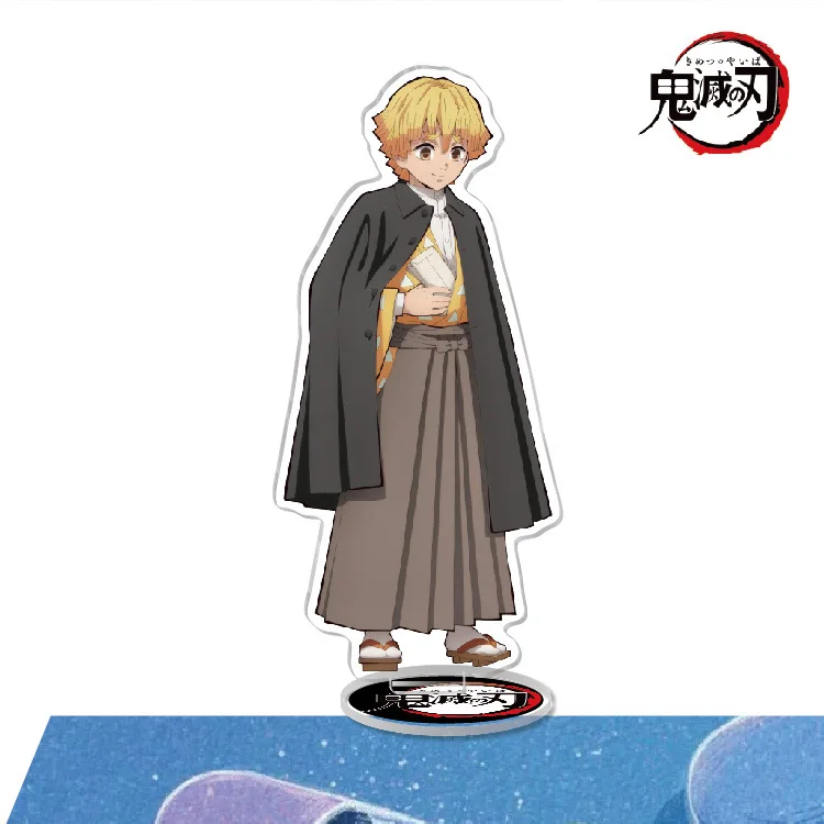 Фото Аниме Demon Slayer акриловая подставка Kimetsu no Yaiba фигурки миниатюры манга фигурки гаражные наборы модель игрушки GK украшения декор №4