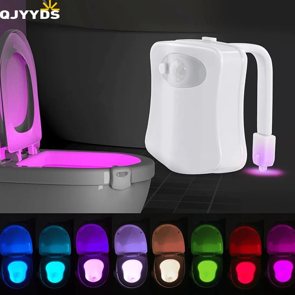 Smart PIR Motion Sensor Toilet Lights LED Washroom Night Lam