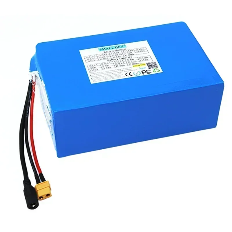 Новый 21700 48V15ah литиевый аккумулятор 13S3P со встроенным 30A BMS 1500 Вт мощный