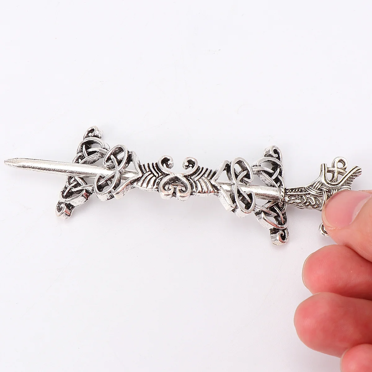 

2 Pcs Beautiful Hair Pin Creative Clip Exquisite Jewels Barrettes Thick Folk-custom