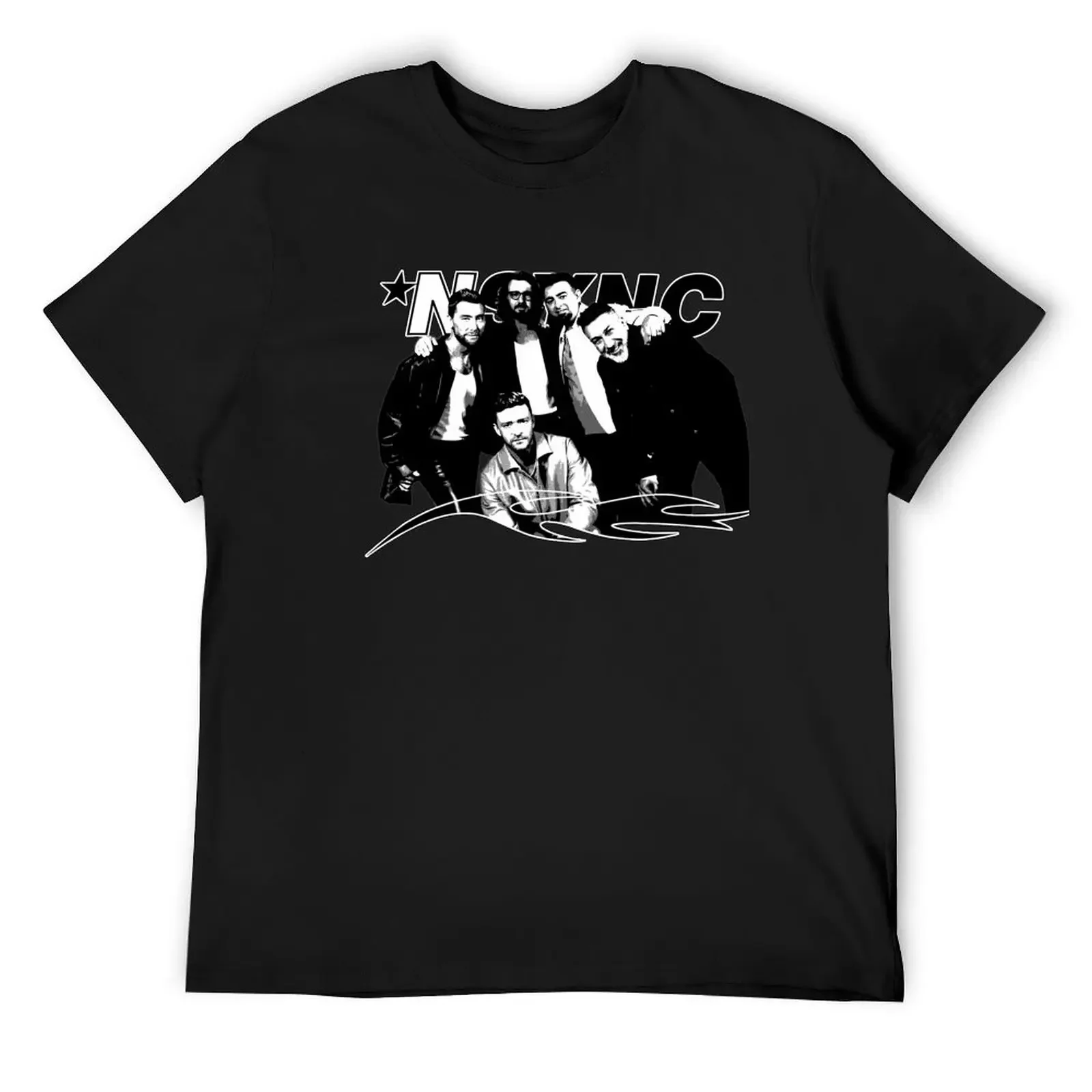 *N reunion [серая] футболка Эстетическая одежда большого размера с рисунком мужские