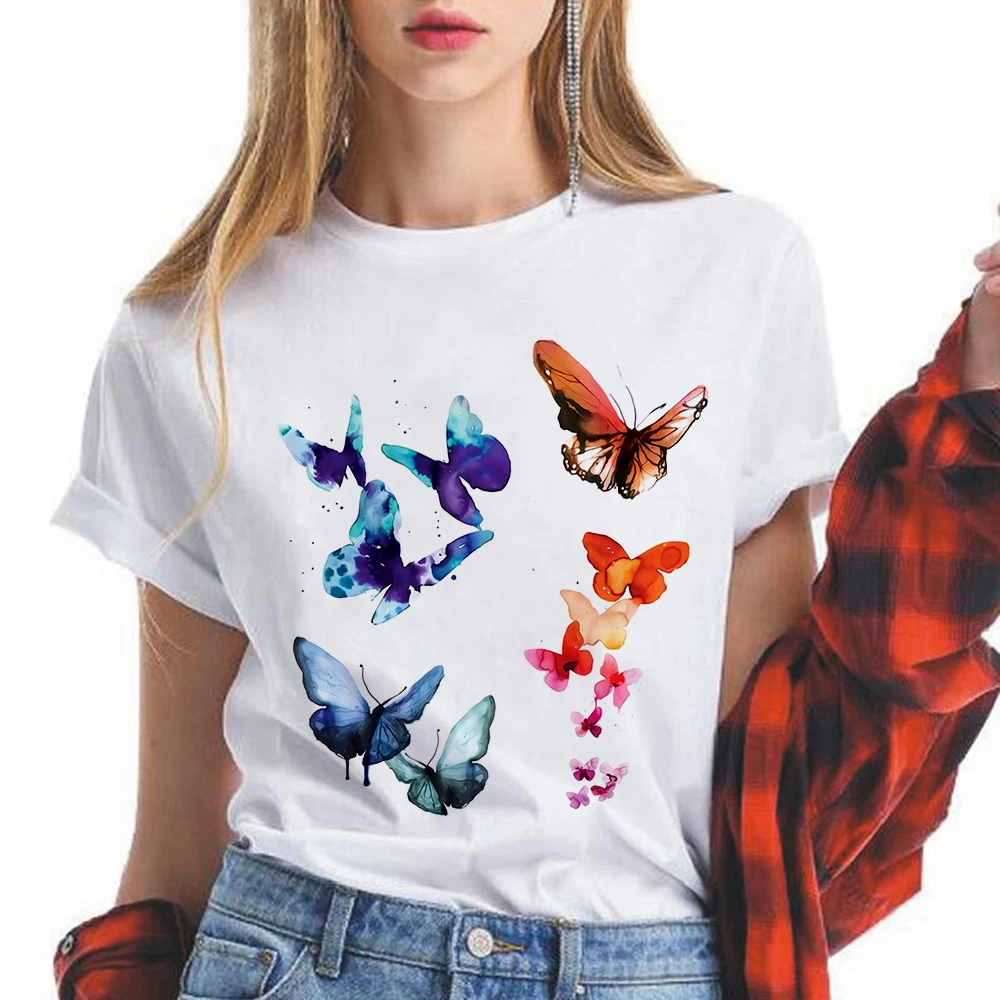 

Skull flowers Women T Shirts O-Collar Novel Style Spring Summer Top Female T-shirt Harajuku Easy Matching O-Neck Ladies Clothes