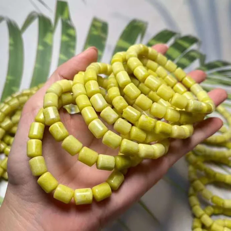 

2pcs Natural Stone Green Jades Beaded Bracelets Women Vintage Charm Agate Strand Bangles Fine Jewelry For Summer Gifts