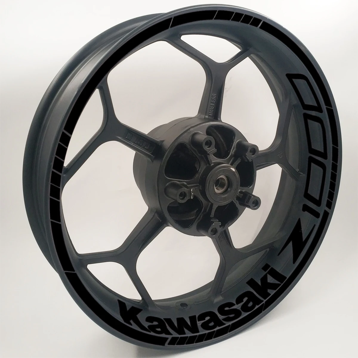 Виниловые светоотражающие наклейки на колеса мотоцикла обода логотип