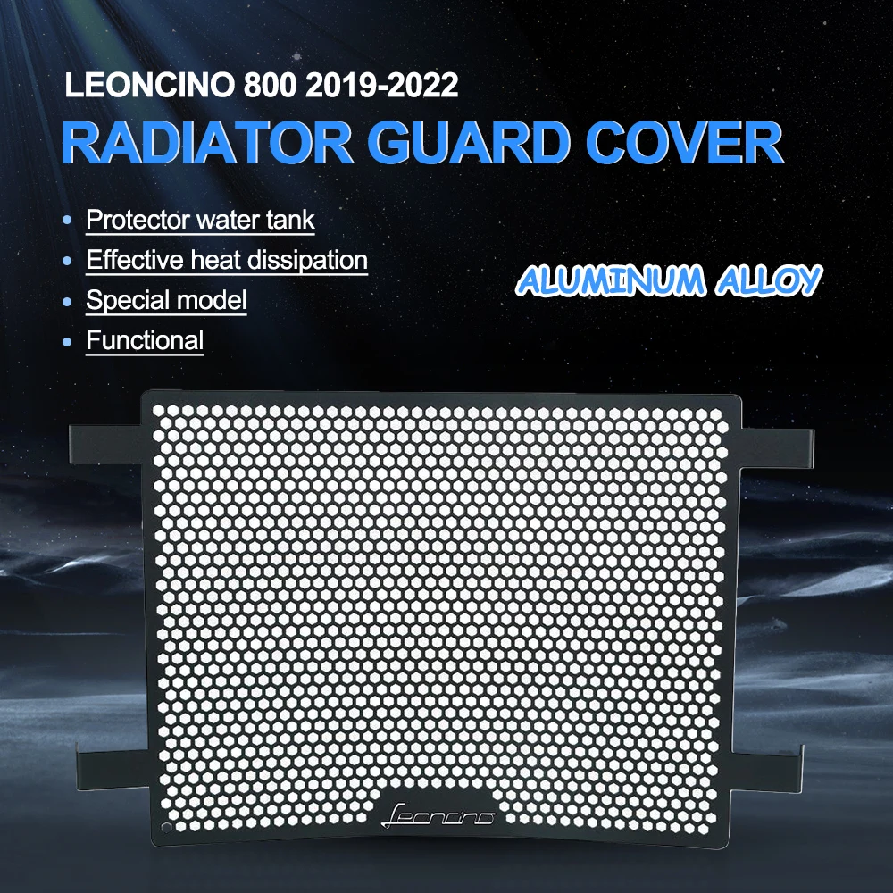

FOR Benelli Leoncino 800 2019 2020 2021 2022 Motorcycle Aluminum Radiator Grille Cover Water Tank Radiator Guard Protection