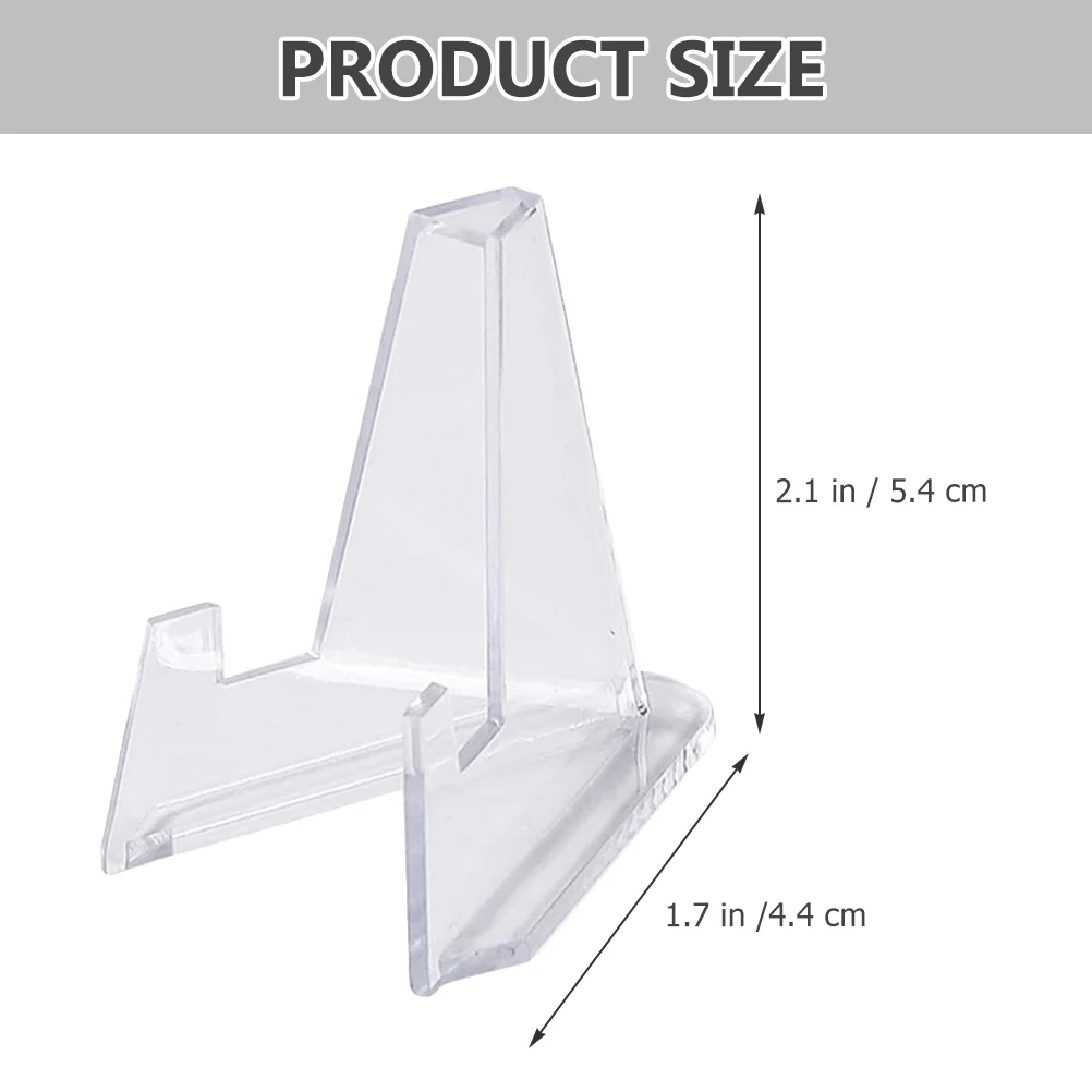 20 шт. подставки для дома держатель карт выставочный вызов монета прозрачный